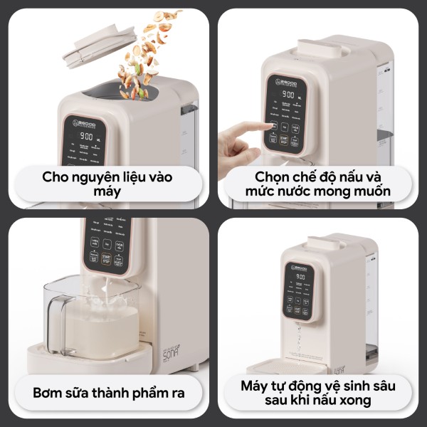 Máy Làm Sữa Hạt Cao Cấp 2Good Sona i8